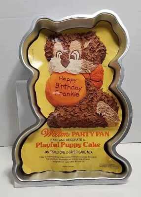 $9 • Buy Vintage Wilton Cake Pan Dog/Puppy Cake Pan #502-7636 * 1978 *