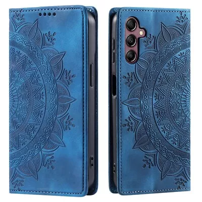 For Samsung S24 S23 FE S22 S21 S20 Ultra Plus S10 Case Leather Wallet Flip Cover • $13.79