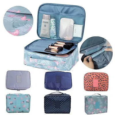 £2.99 • Buy Cosmetic Case Toiletry Portable Hanging Travel Pouch Kit Women Make Up Wash Bag~