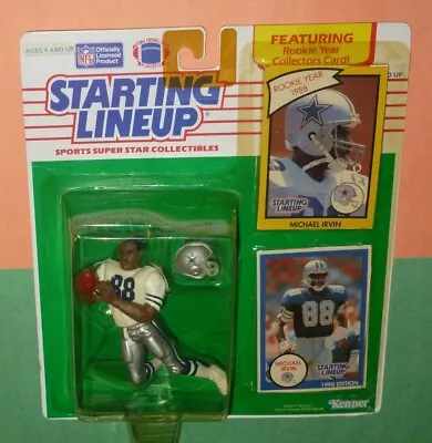 1990 MICHAEL IRVIN Dallas Cowboys *FREE_s/h* Starting Lineup + 1988 Rookie Year • $99