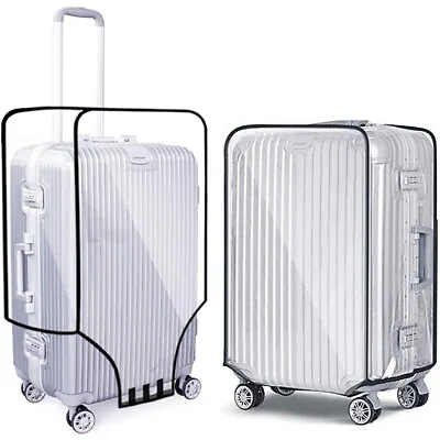 £6.99 • Buy PVC Transparent Travel Luggage Protector Suitcase Dust Cover 18 /20 /24 /28 /30 