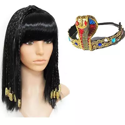 Vintage Egypt Queen Headdress Egyptian Fashion Gift Crown Snake Headdress For • £6.06