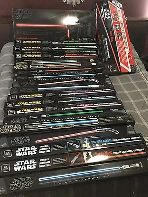 Star Wars Lightsaber Collection Force Fx Lightsaber Hasbro Master Replicas • $17500