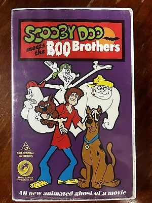 VHS Scooby Doo Meets The Boo Brothers Rare Hanna Barbera Worldvision Home Video • $75