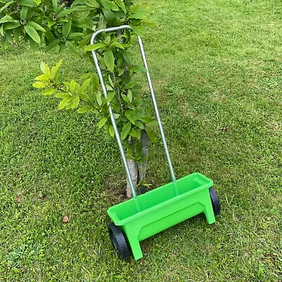 Lawn Garden Drop Spreader For Seed Feed And Fertiliser (12 Litre Capacity) • £27.99