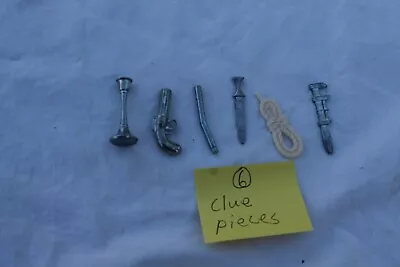 6 Clue Weapon Replacement Vintage  Game Pieces Complete • $3.99