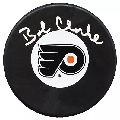BOLD Bobby Clarke Signed Philadelphia Flyers Official Game Puck JSA • $71.99