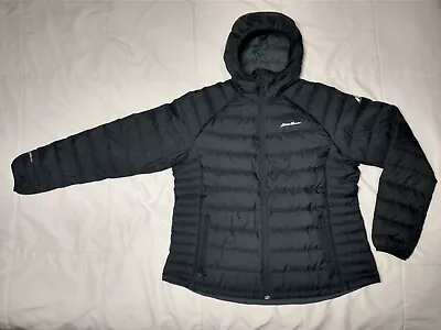 Eddie Bauer First Ascent Goose StormDown 800 Women Black Puffer Jacket Size T2XL • $36.99