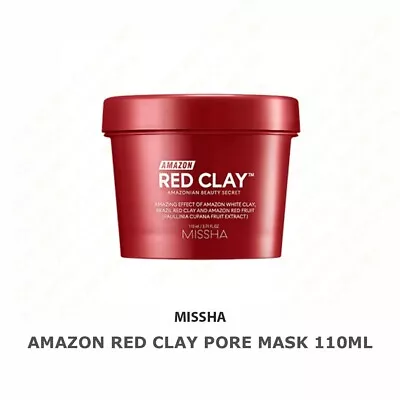 Missha Amazon Red Clay Pore Mask 110ml New Recommend For Large Pores Oily Skin • $16.06