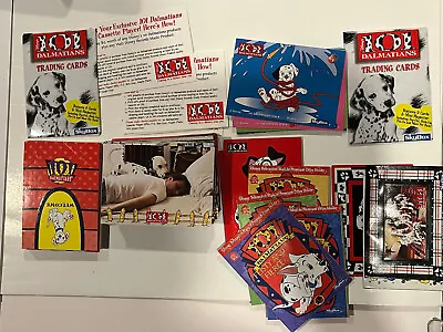 1996 SkyBox Disney 101 Dalmations Trading Cards Set With All Inserts/ Magnets Do • $50