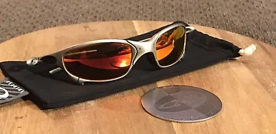 Oakley X-Metal Juliet (P006001) Fire Iridium Lenses & 1999 Collector Coin • $500