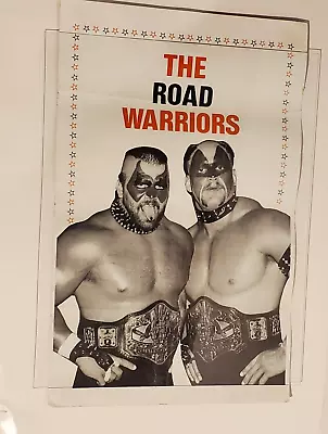 Vintage Wrestling Superstars Photo Cardboard Poster The Road Warriors As-is • $9.99