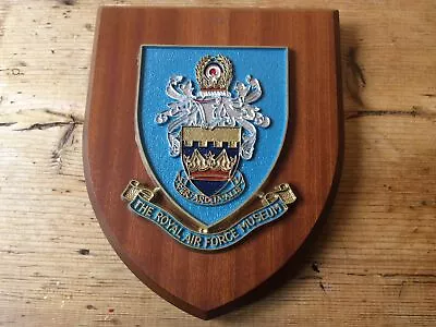 Hand Painted Royal Air Force (raf) Museum Plaque/shield • £22