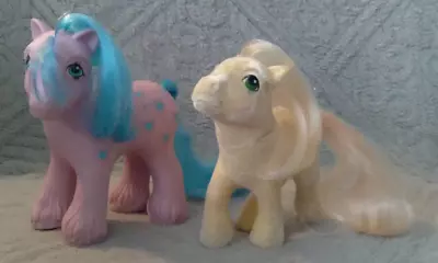 Lot Of 2 Vintage 1986-87 My Little Pony Gen 1  DADDY BRIGHT BOUQUET  And  POSEY  • $24.99
