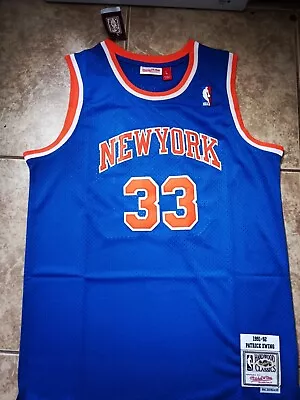 Patrick Ewing #33 New York Knicks Men's Vintage Throwback Jersey US Seller • $44.99