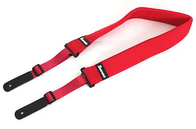 Ibanez Japan Guitar Bass Strap POWERPAD GSF50 Red For Acoustic Electric • $13.84