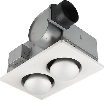 Broan-NuTone 164 Type IC Infrared Two-Bulb Ceiling Heater With Fan 250 Watt • $85.99