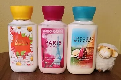 Bath & Body Works Paris Amour / Endless Weekend / Love & Sunshine Body Lotion • $18.99