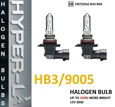 2 X 9005(HB3)Halogen 12V 60W Super Bright Headlight Bulbs-150% More Light • $10.50