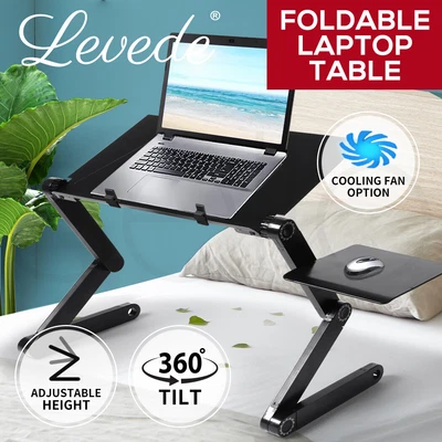 $37.99 • Buy Levede Laptop Desk Table Stand Adjustable Computer Foldable Bed Tables Work Tray