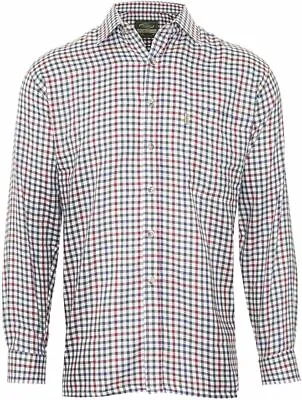 Mens Champion Country Shirt Country Style Checked Long Sleeved York M-4XL • £14.86