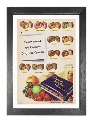 Cadburys Milk Tray Photo Old Sweets Advert Picture Chocolates Poster • £4.99