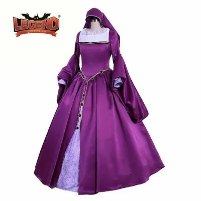 Victorian Queen Elizabeth Tudor Period Gothic Faire Tudor Dress Cosplay Costume • £147.06