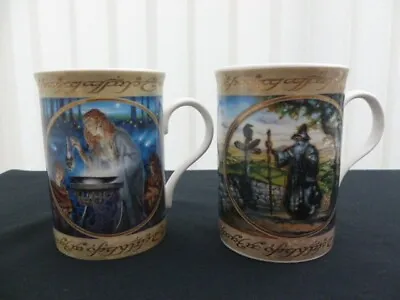 2 Danbury Mint Lord Of The Rings Collector Mugs Rare • £19.99