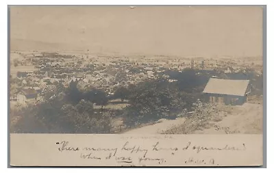 RPPC Aerial View Of MIFFLINBURG PA Union County Real Photo Postcard 2 • $19.99