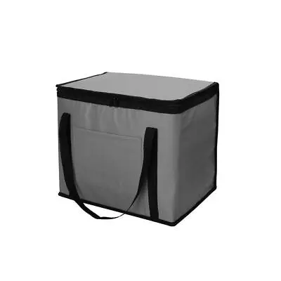 Grey Large Cooling Bag Box Picnic Cooler Camping Lunch Food Ice Drink 30l • £8.49