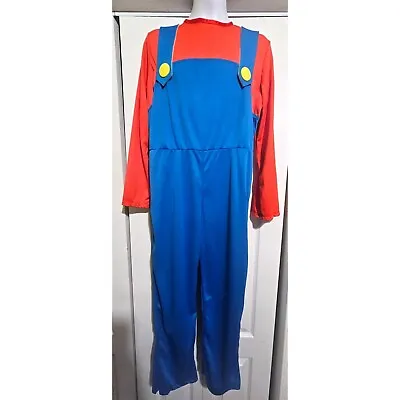 Rubie's Nintendo Super Mario Bros Costume JUMPSUIT ONL Child LG Gaming Halloween • $14.99