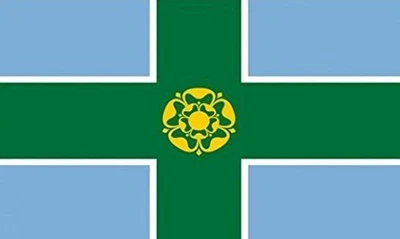 £4.25 • Buy Derby Flag 3'x2' Derbyshire County