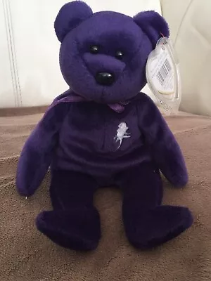 £6 • Buy TY Beanie Babies Princess Bear - Purple