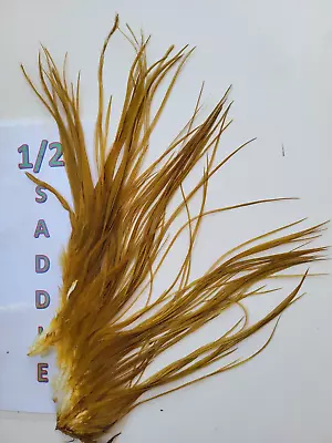 Metz  1/2 Saddle #2  ( Brown Olive  )   Fly Tying Dry Fly Hackle • $35.08