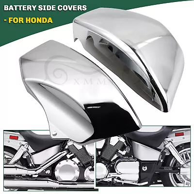 Chrome ABS Battery Side Fairing Cover Fit For Honda VTX1800F1 VTX1800N1 VTX1800S • $29.68