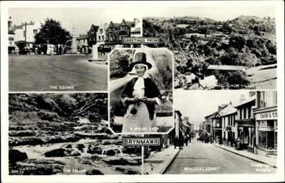 £6.20 • Buy Brynmawr Ebbw Vale Wales, The Square, The Valley, Beaufort Postcard... - 3449191