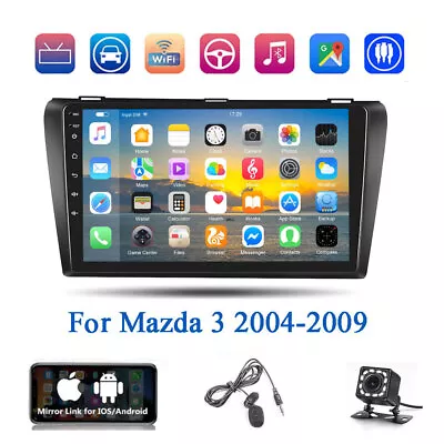 Android 13.0 Car Stereo Radio Navi Head Unit For Mazda Mazda3 BK 2003-2009 +Cam • $169.99