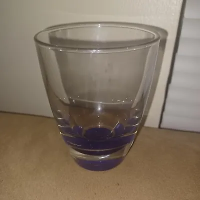 CIROC 4”x3” Vodka Rocks Glass Thick Cobalt Blue Bottom Italy • $9.99