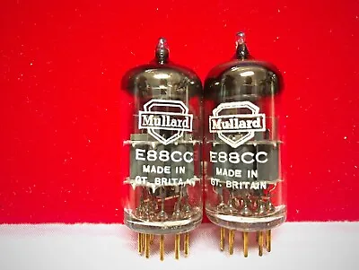 Mullard E88CC CV2492 6DJ8 6922 Gold Pins Tested NOS NIB O Getter • $499