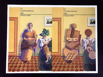 Milton Glaser Woman Mookie And Biscuits 1988 Original Poster • $169.99