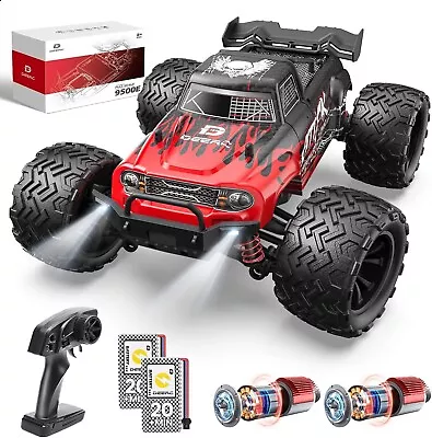 DEERC 9500E High Speed RC Car 1/16 Scale Monster Truck 40 Kmh 4WD Off Road Toy • $153.41