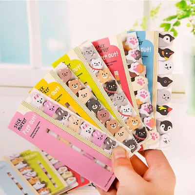 Cute Mini Sticky Notes Sticky Note Pad Bookmark Memo Index Tab Page Markers • £0.99