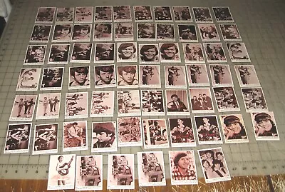 Lot Of 66 THE MONKEES 1966 Sepia Trading Cards W/Duplicates - Good-VG+ Condition • $72