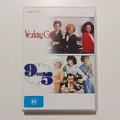 Working Girl/9 To 5 DVD Region 4 (1995/1980 2-movie) Harrison Ford/Dolly Parton • $15.20