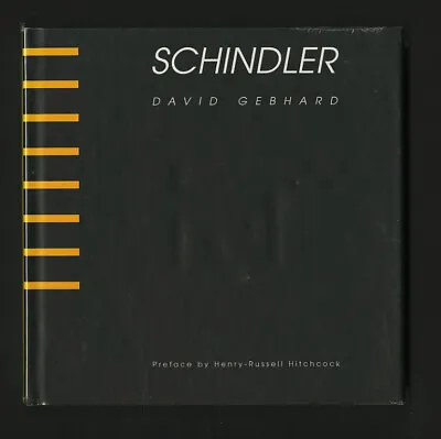 1997 David Gebhard R. M. SCHINDLER California Architect Julius Shulman HC Book   • $35