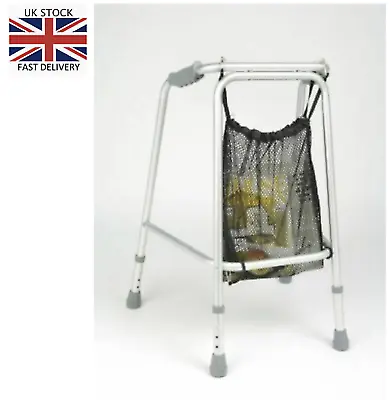 £5.99 • Buy UK Seller Shopping Net Bag For Walking Zimmer Frame Rollator Walker Wheelchair 