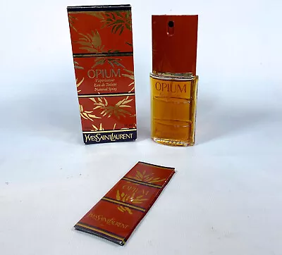 Vintage Yves Saint Laurent Opium Eau De Toilette 36ml Boxed Unsealed • £25