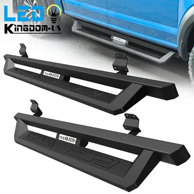 Drop Running Board For 15-24 Ford F-150 Super / Extended Cab Steel Side Step Bar • $222