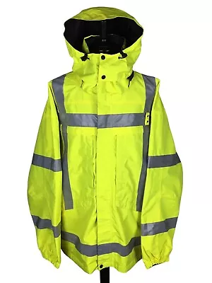 5.11 Tactical Men High-Visibility Reversible Hooded Jacket Yellow 3XL • $185.24