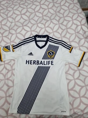 £39.95 • Buy LA Galaxy 2015 Home Football Shirt Gerrard #8 - UK Size M Short Sleeve White